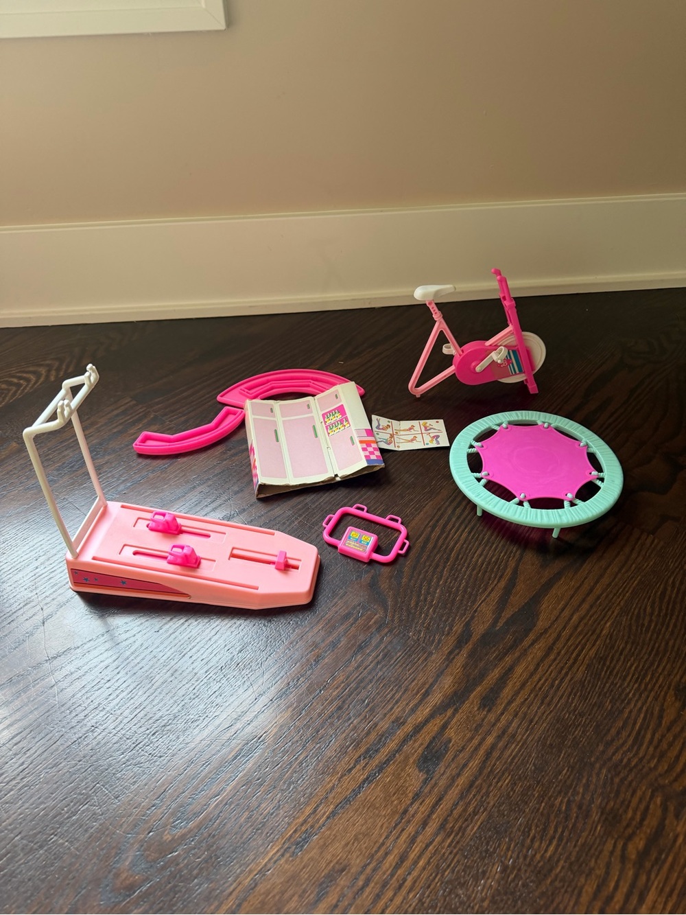 Vintage 1990 Barbie sports club workout set
